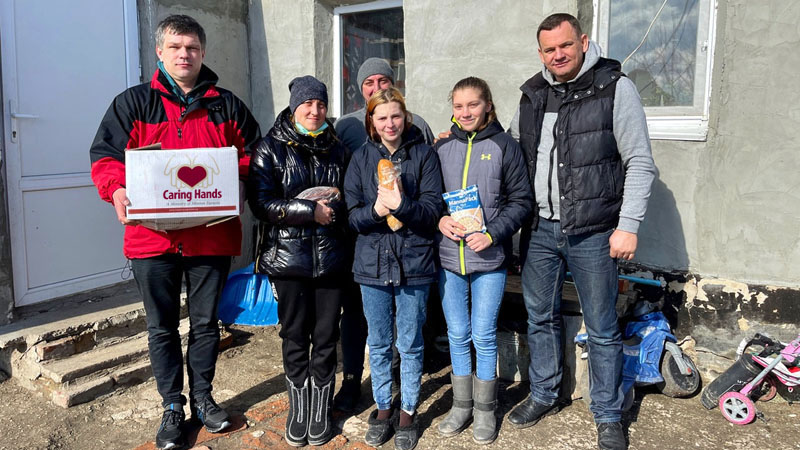 group from a call to prayer