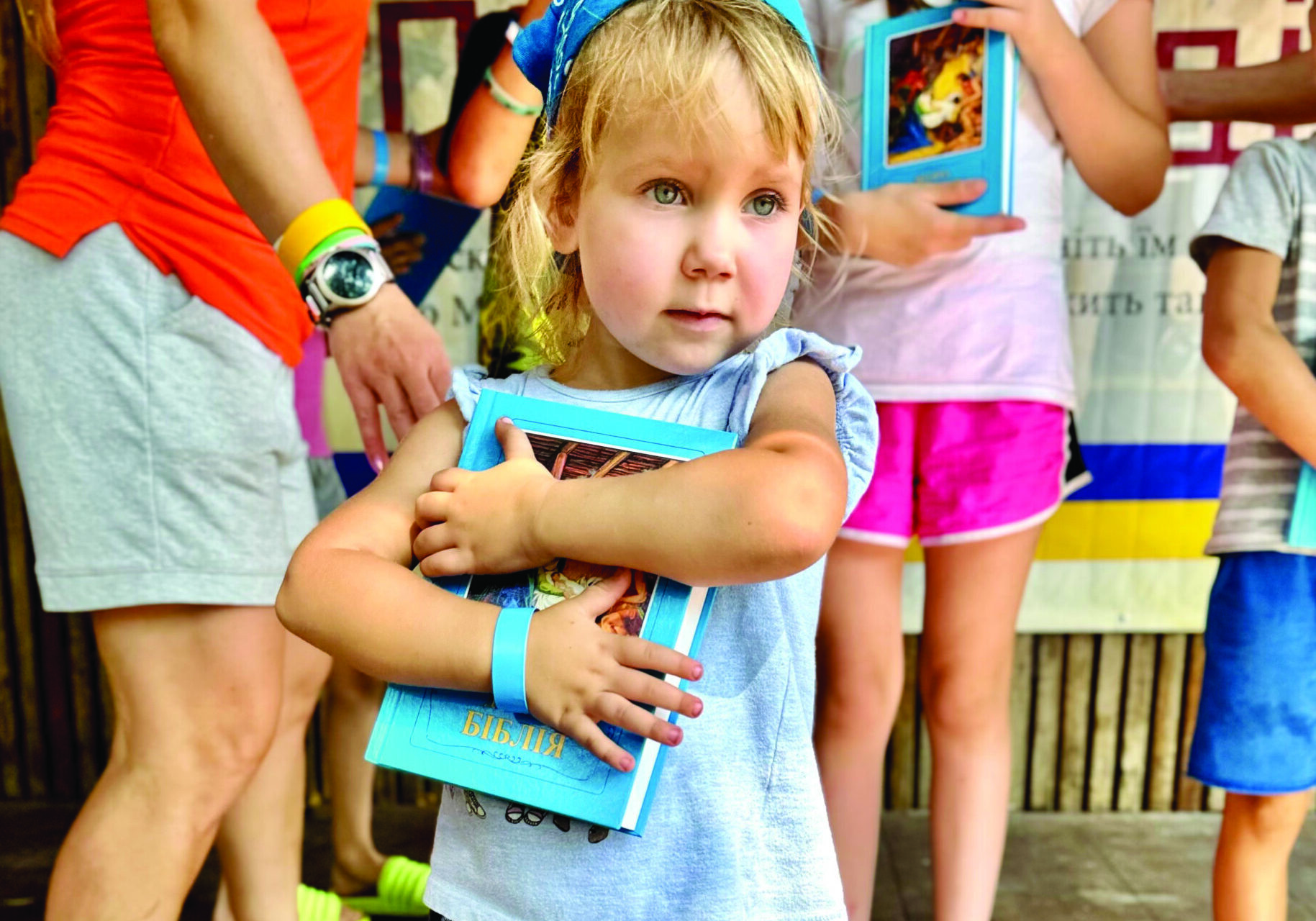 give to Summer of Hope Bible Camps little girl at Summer of Hope Bible Camps